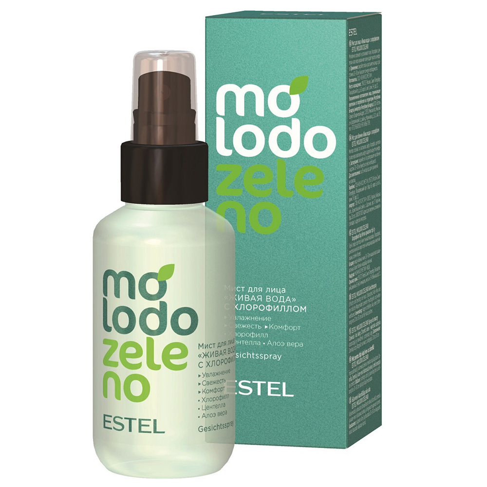 Estel Professional Мист для лица "Живая вода" с хлорофиллом, 100 мл (Estel Professional, Molodo Zeleno)
Estel Professional Мист для лица "Живая вода" с хлорофиллом, 100 мл (Estel Professional, Molodo Zeleno)