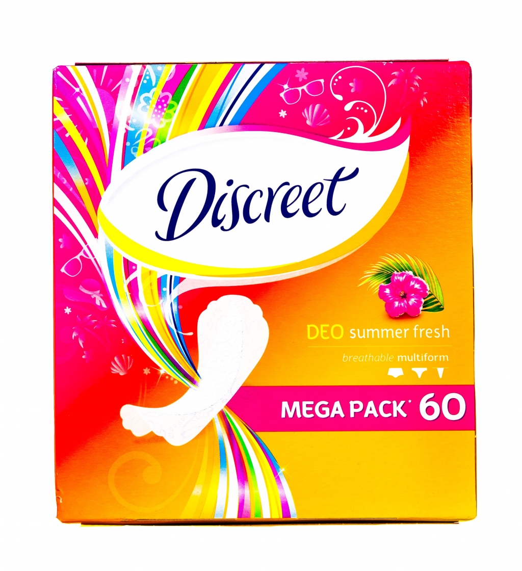 Discreet Ежедневные дышащие прокладки мультиформ, 60 шт (Discreet, Deo Летняя свежесть)
Discreet Ежедневные дышащие прокладки мультиформ, 60 шт (Discreet, Deo Летняя свежесть)