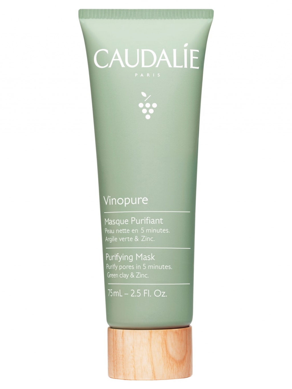 Caudalie Маска для лица очищающая и матирующая для комбинированной кожи, 75 мл (Caudalie, Vinopure), Vinopure
Caudalie Маска для лица очищающая и матирующая для комбинированной кожи, 75 мл (Caudalie, Vinopure), Vinopure
