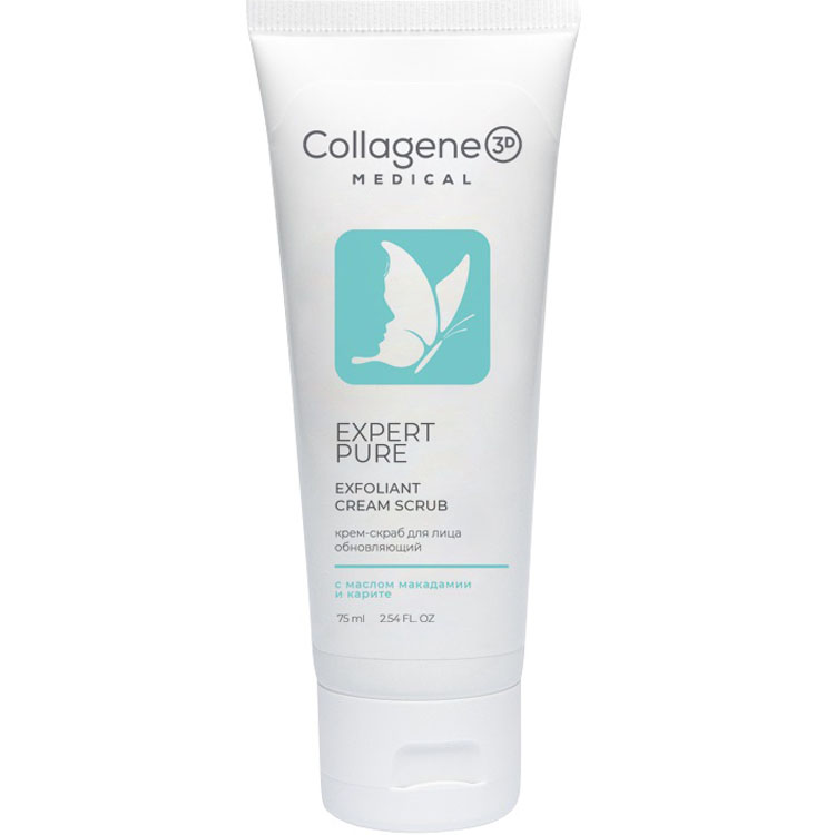 Medical Collagene 3D Крем-скраб для лица Expert Pure, 75 мл (Medical Collagene 3D, Cleaning and Fresh)
Medical Collagene 3D Крем-скраб для лица Expert Pure, 75 мл (Medical Collagene 3D, Cleaning and Fresh)