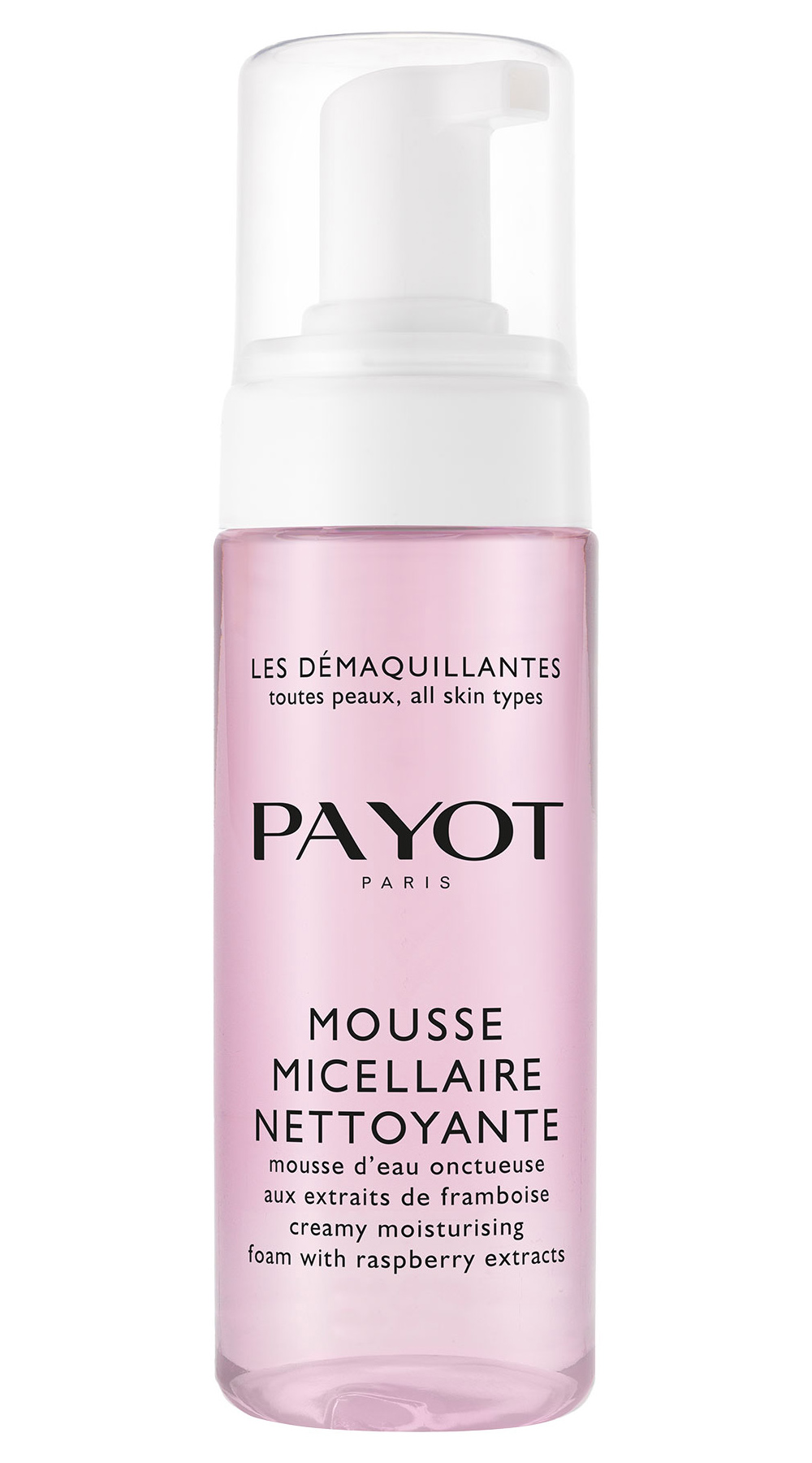 Payot Пенка очищающая мицеллярная с экстрактом малины, 150 мл (Payot, Les Demaquillantes)
Payot Пенка очищающая мицеллярная с экстрактом малины, 150 мл (Payot, Les Demaquillantes)