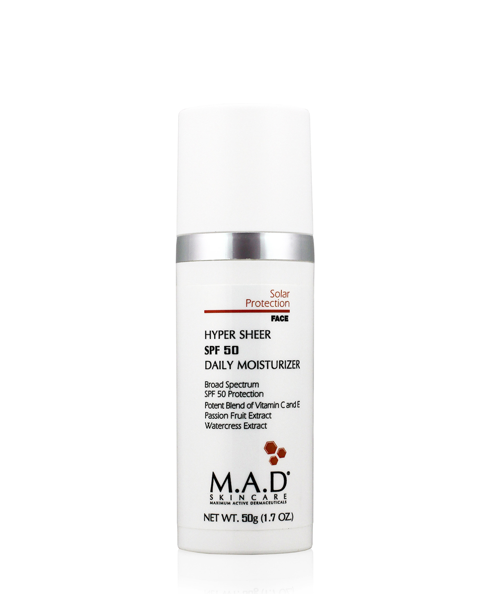 M.A.D. Увлажняющий крем-основа под макияж с защитой spf 50, 50 мл (M.A.D., Sun Protection)
M.A.D. Увлажняющий крем-основа под макияж с защитой spf 50, 50 мл (M.A.D., Sun Protection)