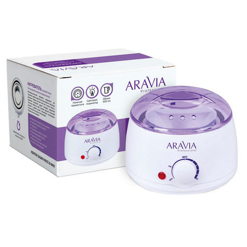 Aravia Professional Нагреватель с термостатом (воскоплав) 500 мл, 1 шт (Aravia Professional), Aravia Professional
Aravia Professional Нагреватель с термостатом (воскоплав) 500 мл, 1 шт (Aravia Professional), Aravia Professional