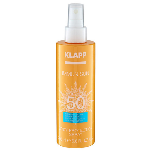 Klapp Солнцезащитный спрей для тела Immun Sun Body Protection Spray SPF50, 200 мл (Klapp, Immun)
Klapp Солнцезащитный спрей для тела Immun Sun Body Protection Spray SPF50, 200 мл (Klapp, Immun)