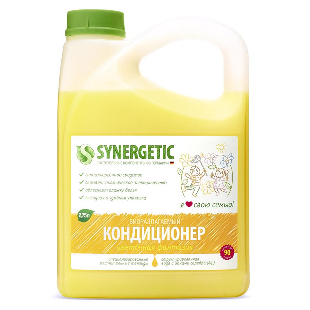 Synergetic Кондиционер для белья "Цветочная фантазия", 2750 мл (Synergetic, Стирка), Стирка
Synergetic Кондиционер для белья "Цветочная фантазия", 2750 мл (Synergetic, Стирка), Стирка