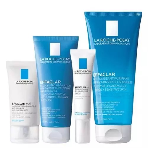 La Roche-Posay Матирующий уход (Матирующая эмульсия, 40 мл + Корректирующее средство Effaclar A.I., 15 мл + Гель очищающий, 200 мл + Очищающая маска, 100 мл) (La Roche-Posay, Effaclar)
La Roche-Posay Матирующий уход (Матирующая эмульсия, 40 мл + Корректирующее средство Effaclar A.I., 15 мл + Гель очищающий, 200 мл + Очищающая маска, 100 мл) (La Roche-Posay, Effaclar)