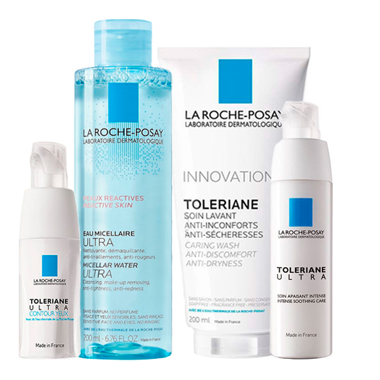 La Roche-Posay Набор Toleriane Ultra (Успокаивающий уход, 40 мл + Очищающий гель-уход, 200 мл + Мицеллярная вода, 200 мл + Уход для кожи вокруг глаз Ultra, 20 мл) (La Roche-Posay, Toleriane)
La Roche-Posay Набор Toleriane Ultra (Успокаивающий уход, 40 мл + Очищающий гель-уход, 200 мл + Мицеллярная вода, 200 мл + Уход для кожи вокруг глаз Ultra, 20 мл) (La Roche-Posay, Toleriane)