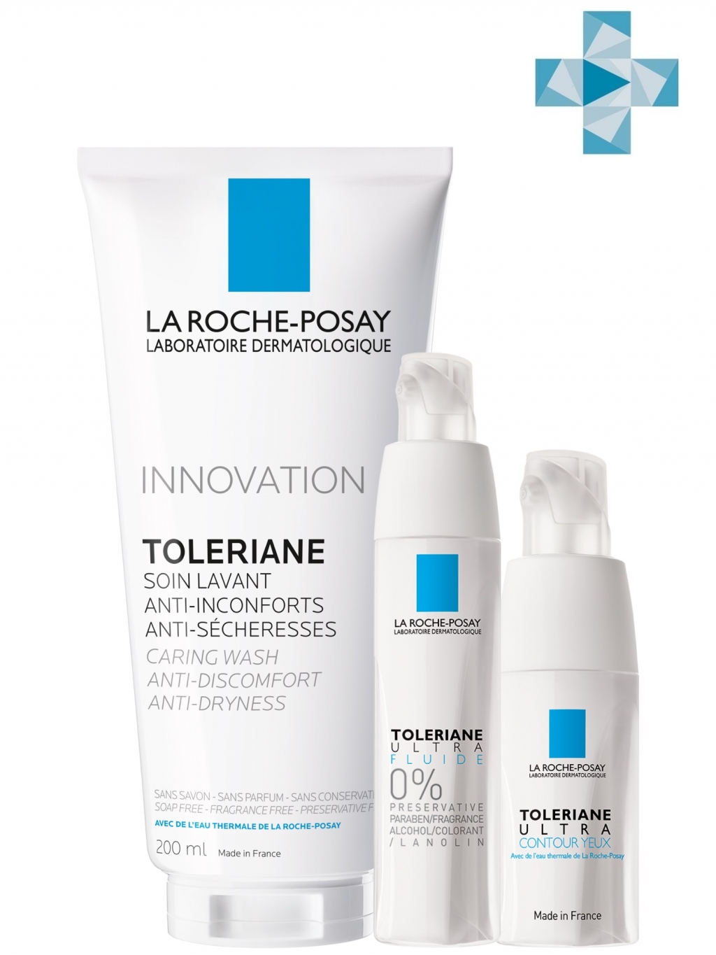 La Roche-Posay Набор Toleriane (Флюид Ultra, 40 мл + Очищающий гель-уход для умывания, 200 мл + Уход для кожи вокруг глаз Ultra, 20 мл) (La Roche-Posay, Toleriane)
La Roche-Posay Набор Toleriane (Флюид Ultra, 40 мл + Очищающий гель-уход для умывания, 200 мл + Уход для кожи вокруг глаз Ultra, 20 мл) (La Roche-Posay, Toleriane)