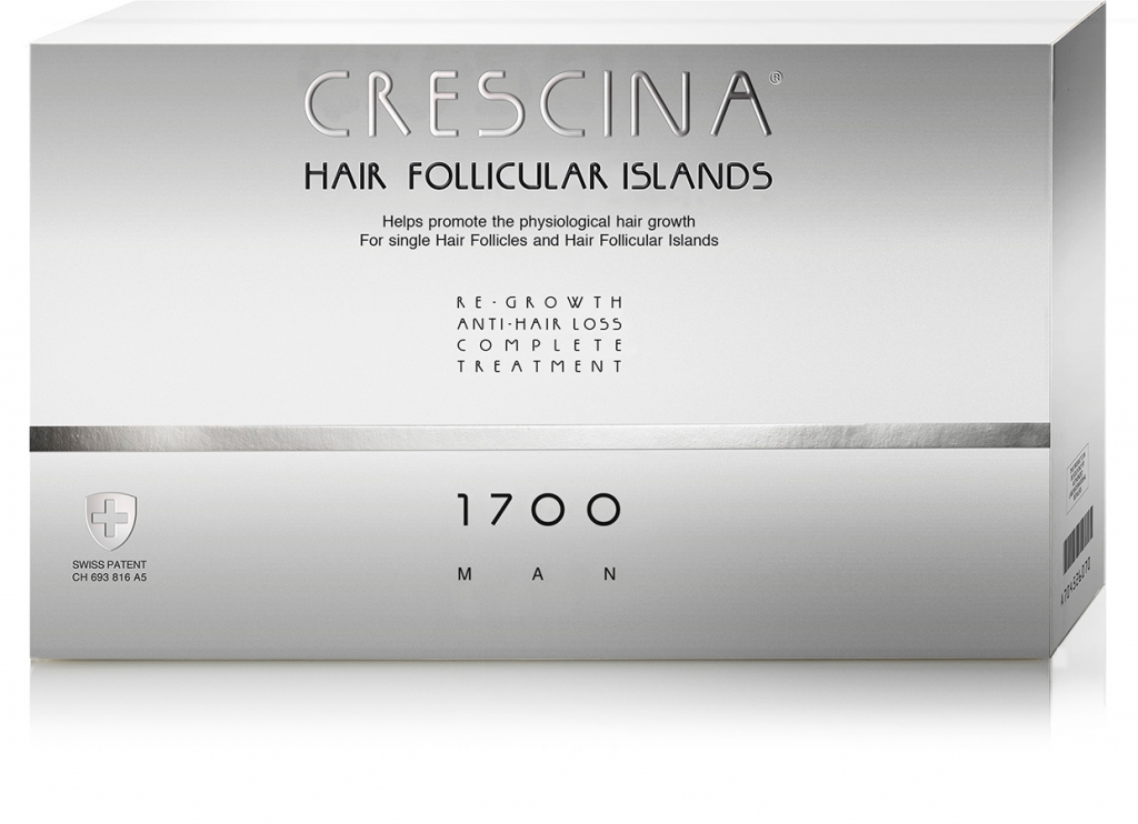 Crescina Комплекс для мужчин Follicular Islands 1700 (лосьон для стимуляции роста волос №20 + лосьон против выпадения волос №20) (Crescina, Crescina 1700), Crescina 1700
Crescina Комплекс для мужчин Follicular Islands 1700 (лосьон для стимуляции роста волос №20 + лосьон против выпадения волос №20) (Crescina, Crescina 1700), Crescina 1700