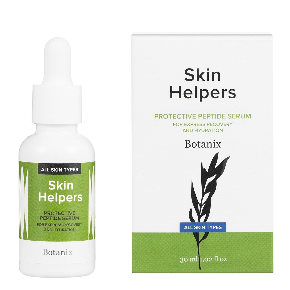 Skin Helpers Пептидная сыворотка-протектор для ускоренного восстановления и увлажнения, 30 мл (Skin Helpers, Увлажнение)
Skin Helpers Пептидная сыворотка-протектор для ускоренного восстановления и увлажнения, 30 мл (Skin Helpers, Увлажнение)