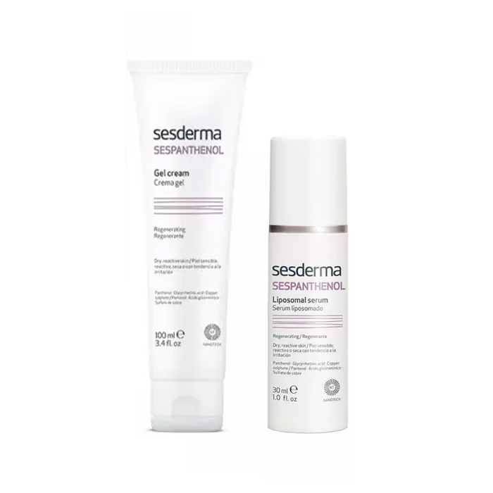 Sesderma Набор "Восстановление кожи": крем-гель 100 мл + сыворотка 30 мл (Sesderma, Sespanthenol)
Sesderma Набор "Восстановление кожи": крем-гель 100 мл + сыворотка 30 мл (Sesderma, Sespanthenol)