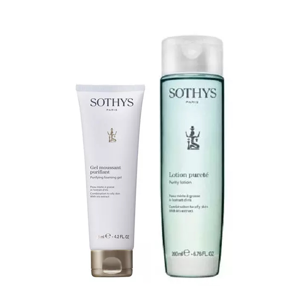 Sothys Paris Набор "Очищение жирной и комбинированной кожи": гель-мусс 125 мл + тоник 200 мл (Sothys Paris, Cleansing)
Sothys Paris Набор "Очищение жирной и комбинированной кожи": гель-мусс 125 мл + тоник 200 мл (Sothys Paris, Cleansing)