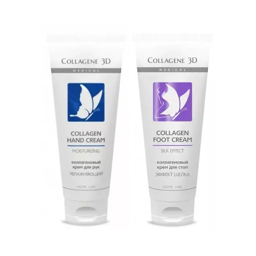 Collagene 3D Набор: крем для рук 75 мл + крем для стоп 75 мл (Collagene 3D, Ideal Body)
Collagene 3D Набор: крем для рук 75 мл + крем для стоп 75 мл (Collagene 3D, Ideal Body)