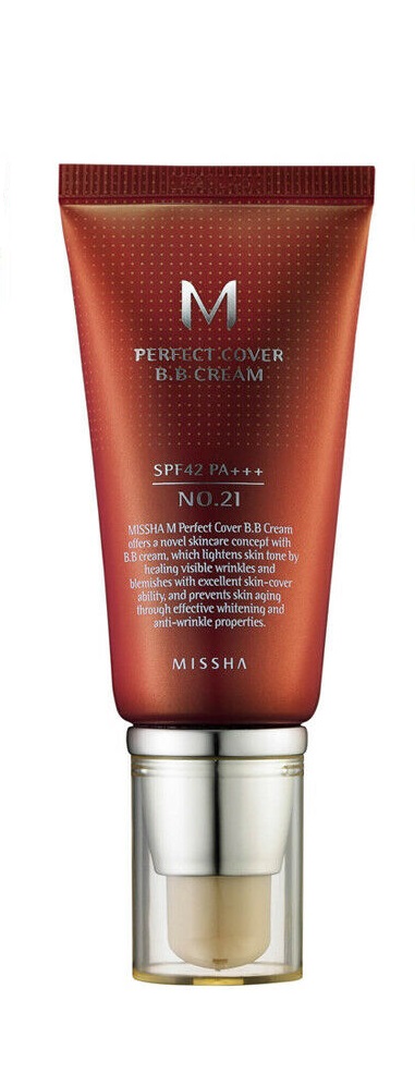 Missha Тональный крем M Perfect Cover BB Cream SPF42/PA+++ № 21 Light Beige, 50 мл (Missha, Perfect Cover)
Missha Тональный крем M Perfect Cover BB Cream SPF42/PA+++ № 21 Light Beige, 50 мл (Missha, Perfect Cover)