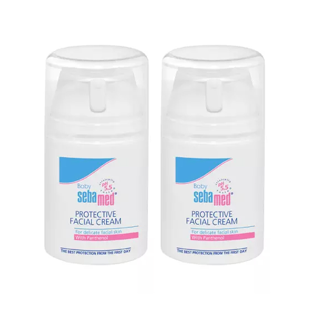 Sebamed Крем защитный для лица Prottective Facial cream, 50 мл х 2 шт (Sebamed, Baby)
Sebamed Крем защитный для лица Prottective Facial cream, 50 мл х 2 шт (Sebamed, Baby)