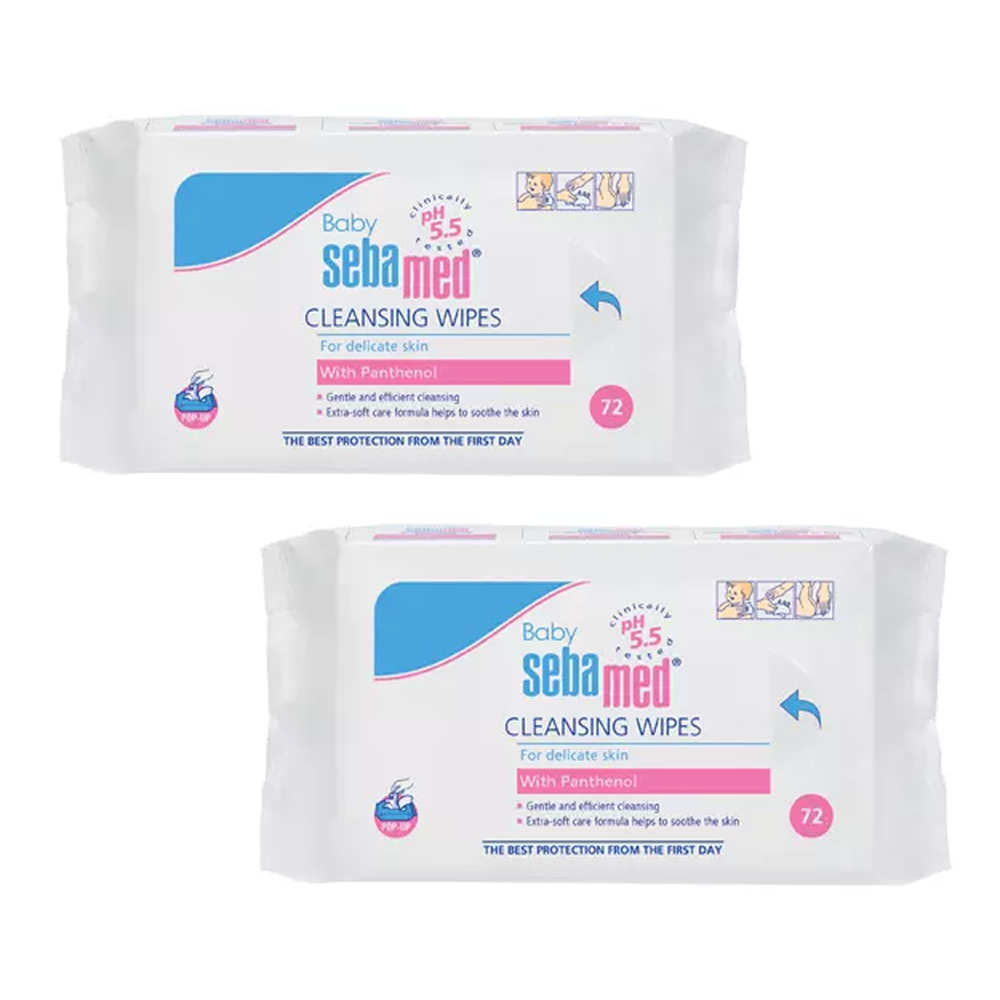 Sebamed Салфетки детские очищающие с пантенолом Baby wipes with panthenol, 72 шт. х 2 шт (Sebamed, Baby)
Sebamed Салфетки детские очищающие с пантенолом Baby wipes with panthenol, 72 шт. х 2 шт (Sebamed, Baby)