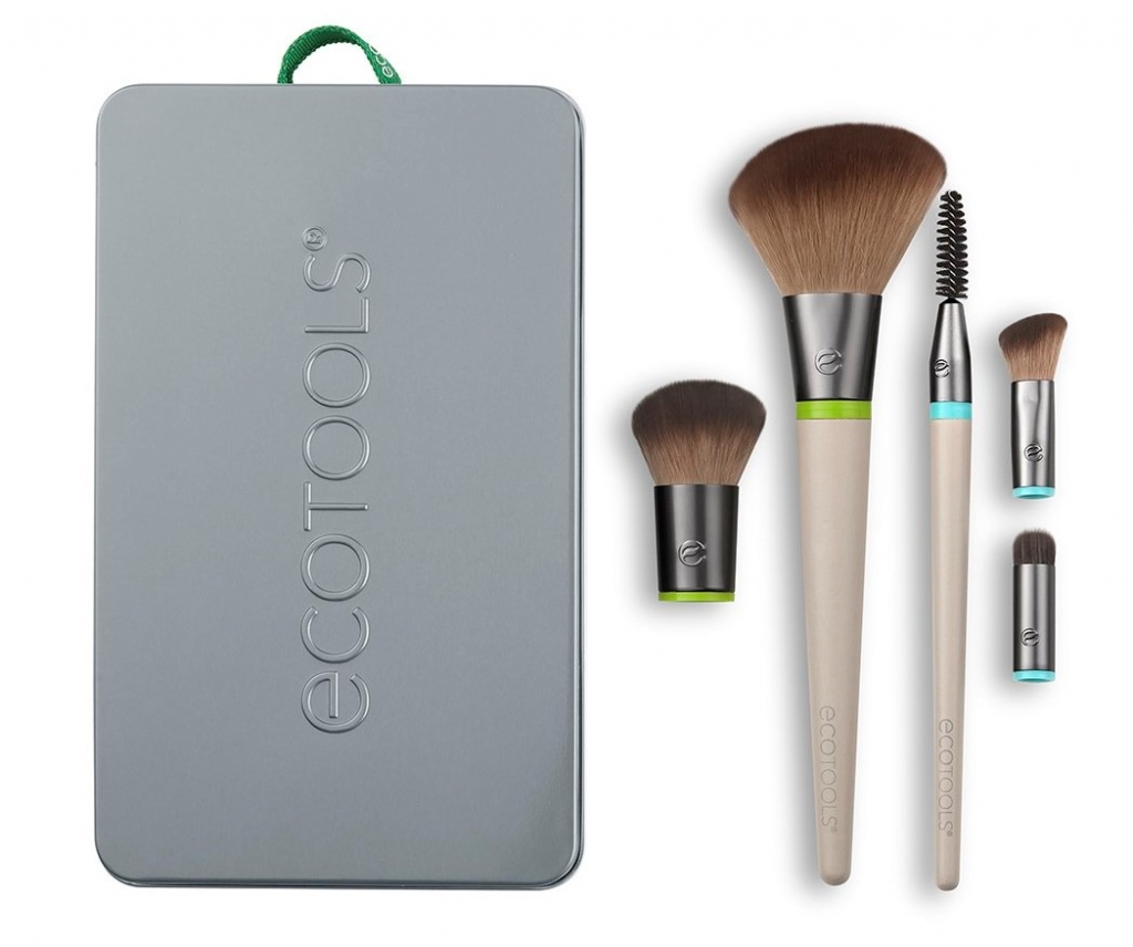 Eco Tools Набор кистей для макияжа Daily Essentials Total Face Kit: 5 сменных насадок и 2 ручки (Eco Tools, Interchangeables)
Eco Tools Набор кистей для макияжа Daily Essentials Total Face Kit: 5 сменных насадок и 2 ручки (Eco Tools, Interchangeables)
