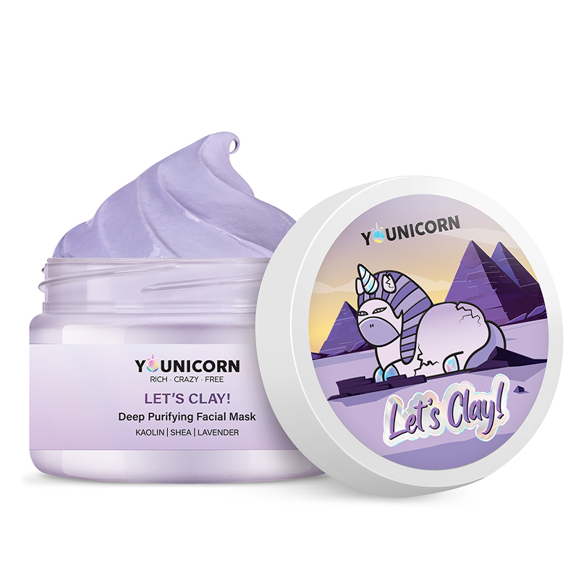 Younicorn Глубоко очищающая глиняная маска для лица Let's Clay!, 100 мл (Younicorn, )
Younicorn Глубоко очищающая глиняная маска для лица Let's Clay!, 100 мл (Younicorn, )
