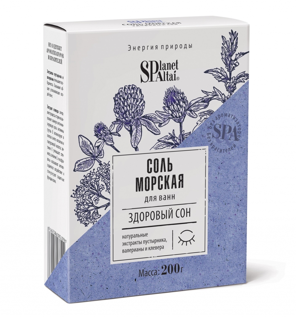 Planet Spa Altai Соль морская "Здоровый сон", 200 г (Planet Spa Altai, Минеральная косметика)
Planet Spa Altai Соль морская "Здоровый сон", 200 г (Planet Spa Altai, Минеральная косметика)