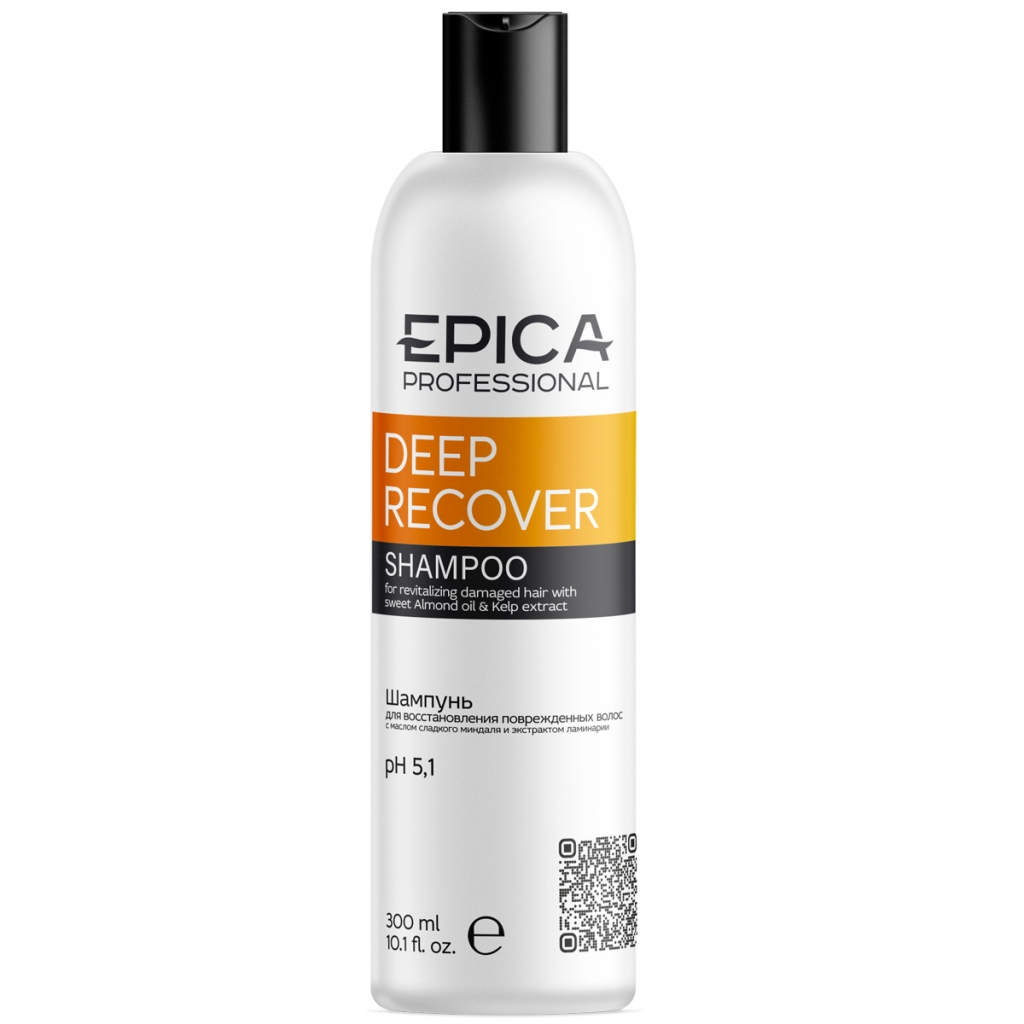 Epica Professional Шампунь с маслом сладкого миндаля и экстрактом ламинарии для восстановления повреждённых волос, 300 мл (Epica Professional, Deep Recover), Deep Recover
Epica Professional Шампунь с маслом сладкого миндаля и экстрактом ламинарии для восстановления повреждённых волос, 300 мл (Epica Professional, Deep Recover), Deep Recover