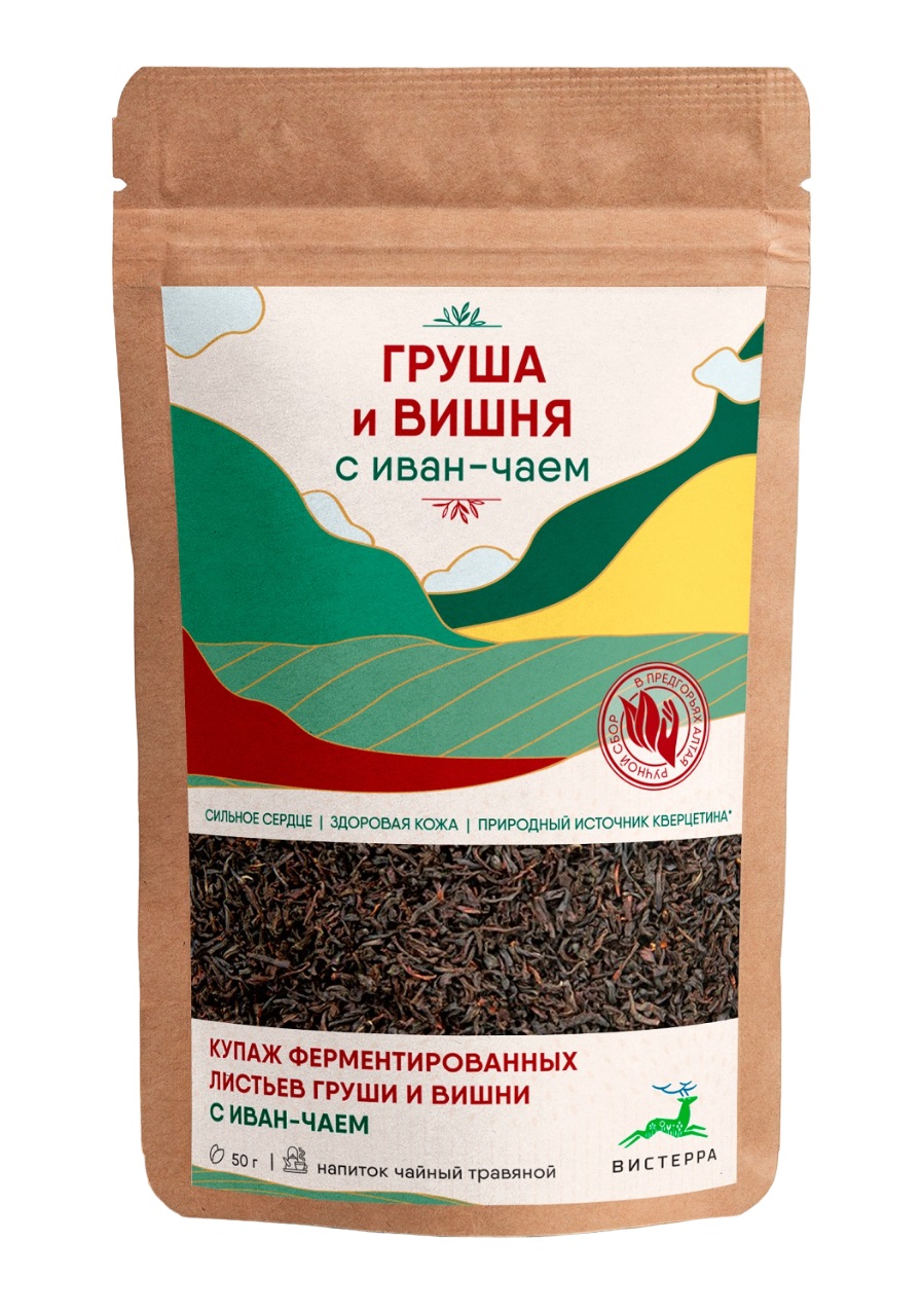 Вистерра Купаж ферментированных листьев груши и вишни с иван-чаем, 50 г (Вистерра, Чайные травяные напитки), Чайные травяные напитки
Вистерра Купаж ферментированных листьев груши и вишни с иван-чаем, 50 г (Вистерра, Чайные травяные напитки), Чайные травяные напитки