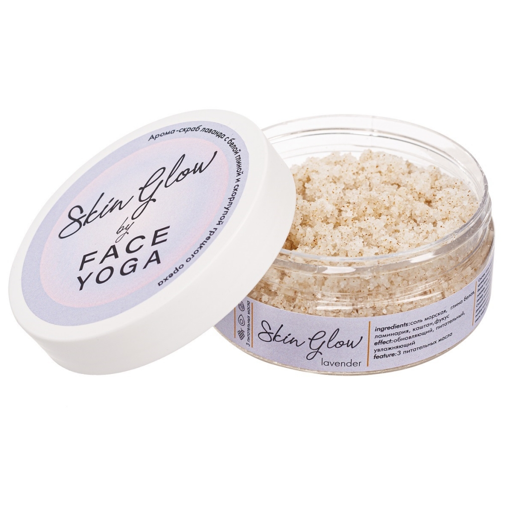 Face Yoga Арома-скраб с лавандой, белой глиной и скорлупой грецкого ореха Skin Glow, 200 г (Face Yoga, Для душа и ванн)
Face Yoga Арома-скраб с лавандой, белой глиной и скорлупой грецкого ореха Skin Glow, 200 г (Face Yoga, Для душа и ванн)