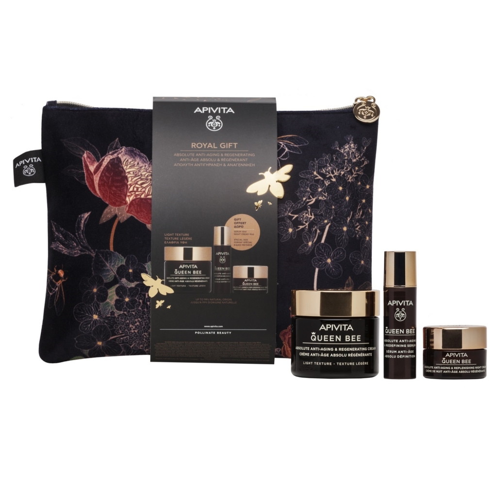 Apivita Набор Royal Gift (крем 50 мл + сыворотка 10 мл + ночной уход 15 мл) (Apivita, Queen Bee)
Apivita Набор Royal Gift (крем 50 мл + сыворотка 10 мл + ночной уход 15 мл) (Apivita, Queen Bee)