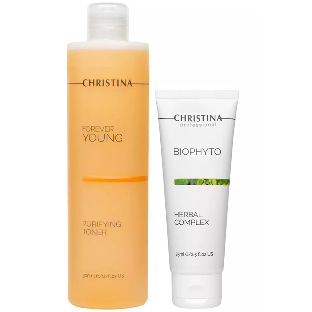 Christina Набор для глубокого очищения кожи (тоник, 300 мл + пилинг, 75 мл) (Christina, Forever Young)
Christina Набор для глубокого очищения кожи (тоник, 300 мл + пилинг, 75 мл) (Christina, Forever Young)