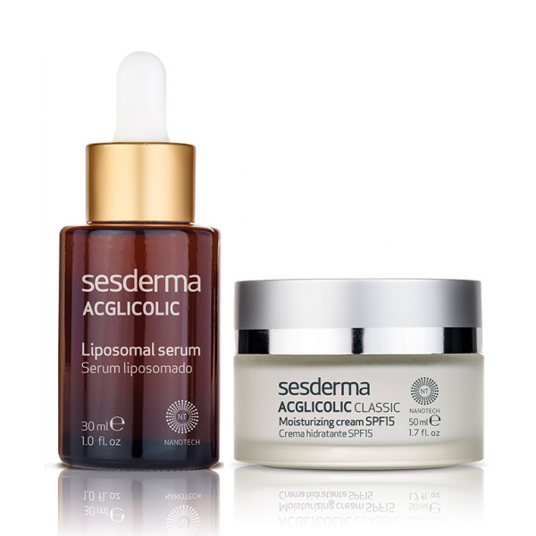 Sesderma Набор для зрелой кожи (сыворотка, 30 мл + увлажняющий крем SPF 15, 50 мл) (Sesderma, Acglicolic)
Sesderma Набор для зрелой кожи (сыворотка, 30 мл + увлажняющий крем SPF 15, 50 мл) (Sesderma, Acglicolic)