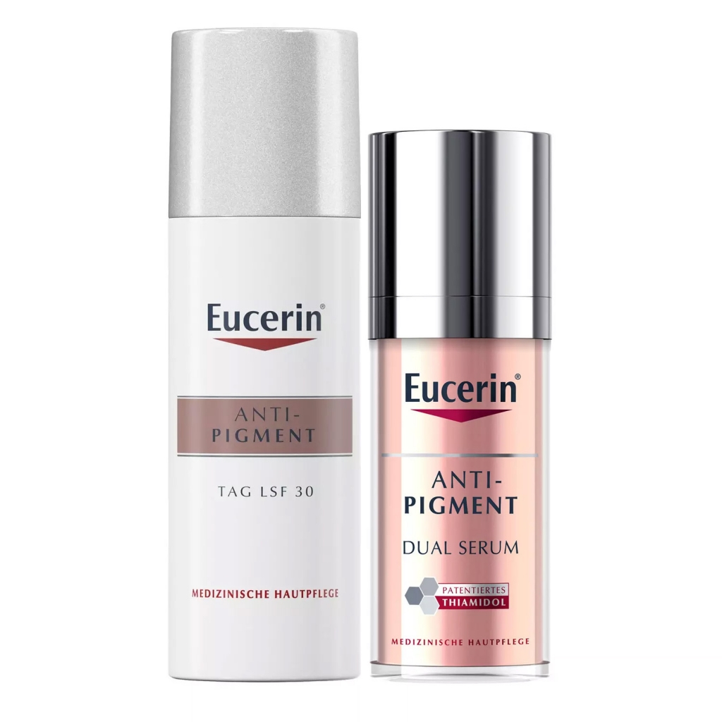 Eucerin Набор "Против пигментации" (сыворотка 30 мл + дневной крем 50 мл) (Eucerin, Anti-Pigment)
Eucerin Набор "Против пигментации" (сыворотка 30 мл + дневной крем 50 мл) (Eucerin, Anti-Pigment)