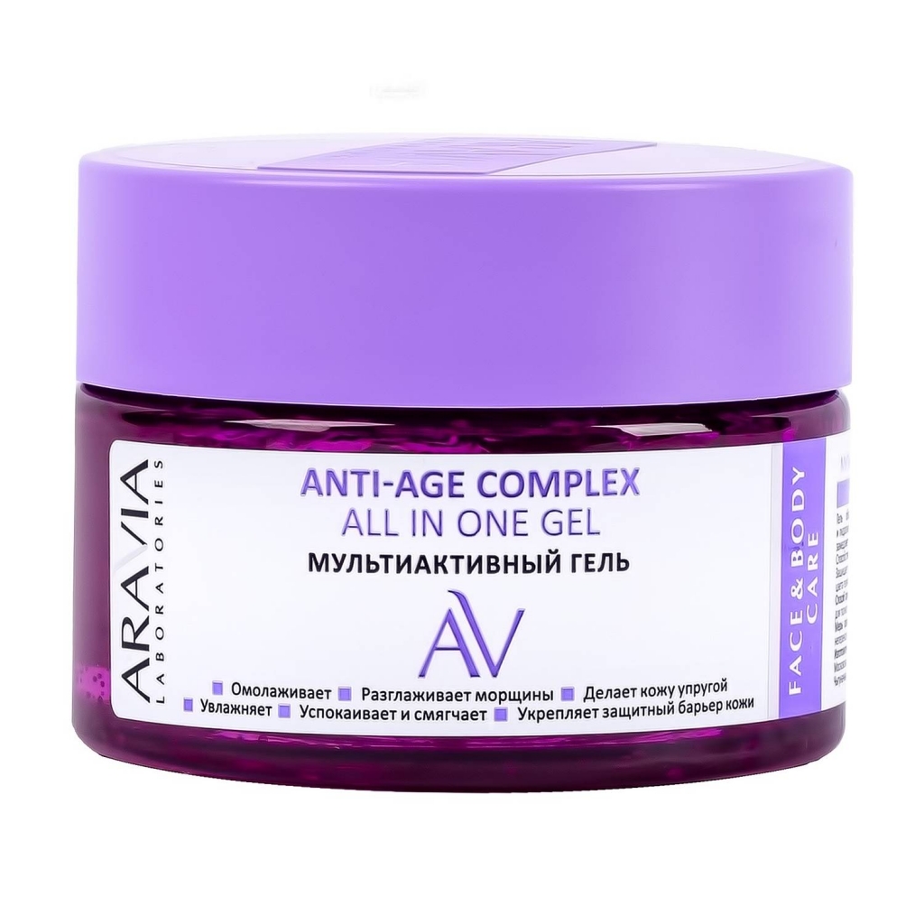 Aravia Laboratories Мультиактивный гель Anti-Age Complex All In One Gel для лица и тела, 250 мл (Aravia Laboratories, Уход за телом), Уход за телом
Aravia Laboratories Мультиактивный гель Anti-Age Complex All In One Gel для лица и тела, 250 мл (Aravia Laboratories, Уход за телом), Уход за телом