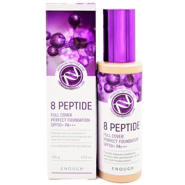 Enough Тональный крем с пептидами 8 Peptide Full Cover Perfect Foundation SPF50+ PA+++, 100 г (Enough, )
Enough Тональный крем с пептидами 8 Peptide Full Cover Perfect Foundation SPF50+ PA+++, 100 г (Enough, )