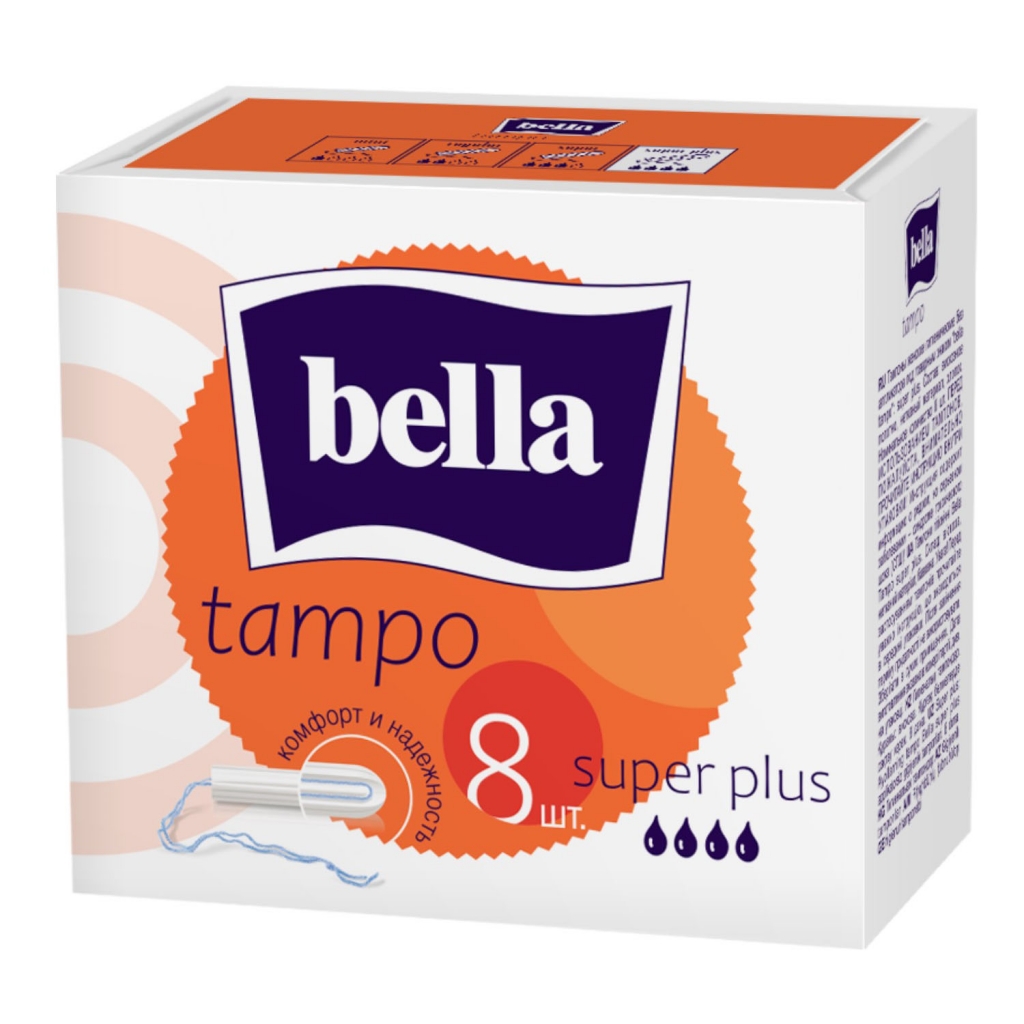 Bella Тампоны без аппликатора Premium Comfort Super Plus, 8 шт (Bella, Тампоны), Тампоны
Bella Тампоны без аппликатора Premium Comfort Super Plus, 8 шт (Bella, Тампоны), Тампоны