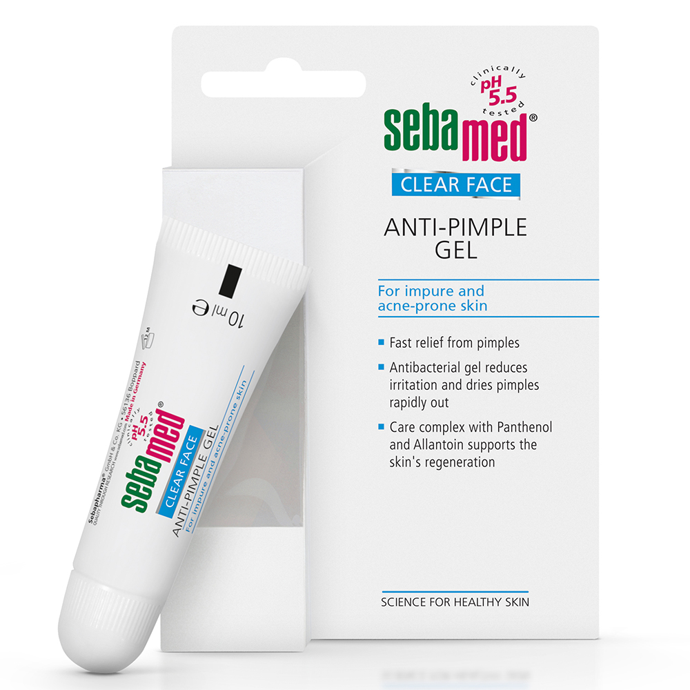 Sebamed Гель для лица против несовершенств Anti-Pimple Gel, 10 мл (Sebamed, Clear Face)
Sebamed Гель для лица против несовершенств Anti-Pimple Gel, 10 мл (Sebamed, Clear Face)