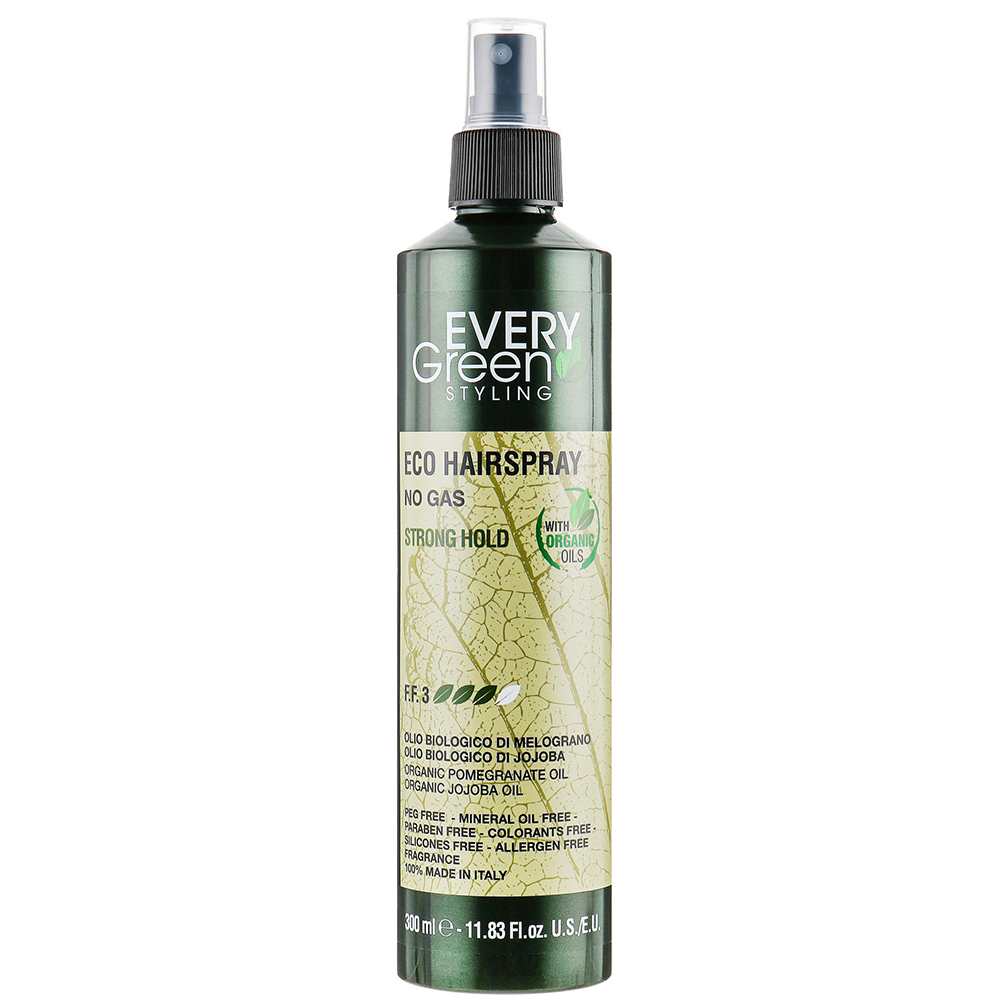 Dikson Экологический лак-спрей без газа сильной фиксации Eco Hair Spray No Gas Strong Hold, 300 мл (Dikson, EveryGreen)
Dikson Экологический лак-спрей без газа сильной фиксации Eco Hair Spray No Gas Strong Hold, 300 мл (Dikson, EveryGreen)