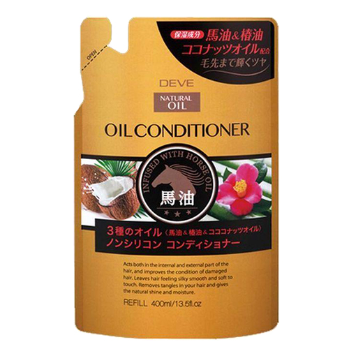 Kumano Cosmetics Кондиционер для сухих волос с 3 маслами Deve Infused With Horse Oil Conditioner (лошадиное, кокосовое и масло камелии) сменный блок, 400 мл (Kumano Cosmetics, Кондиционеры для волос), Кондиционеры для волос
Kumano Cosmetics Кондиционер для сухих волос с 3 маслами Deve Infused With Horse Oil Conditioner (лошадиное, кокосовое и масло камелии) сменный блок, 400 мл (Kumano Cosmetics, Кондиционеры для волос), Кондиционеры для волос