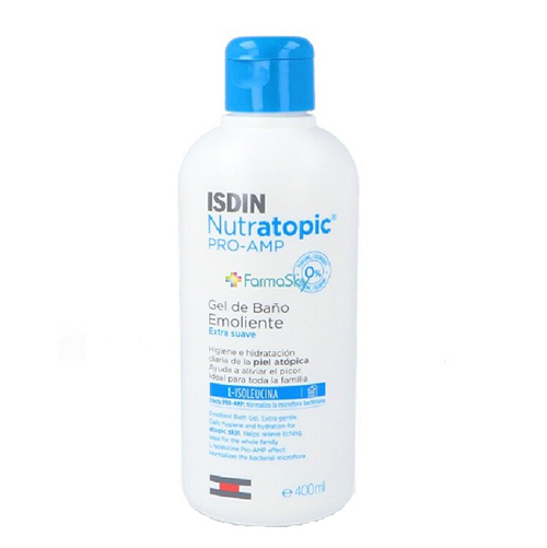 Isdin Смягчающий гель для душа для атопичной кожи Pro-AMP Gel de bano emoliente, 400 мл (Isdin, Nutratopic)
Isdin Смягчающий гель для душа для атопичной кожи Pro-AMP Gel de bano emoliente, 400 мл (Isdin, Nutratopic)