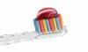 Детская зубная паста со фтором и блестками &quot;Спелый арбуз&quot; 3+, 55 мл