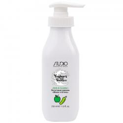 Йогуртовый шампунь для волос «Яблоко и огурец», 350 мл