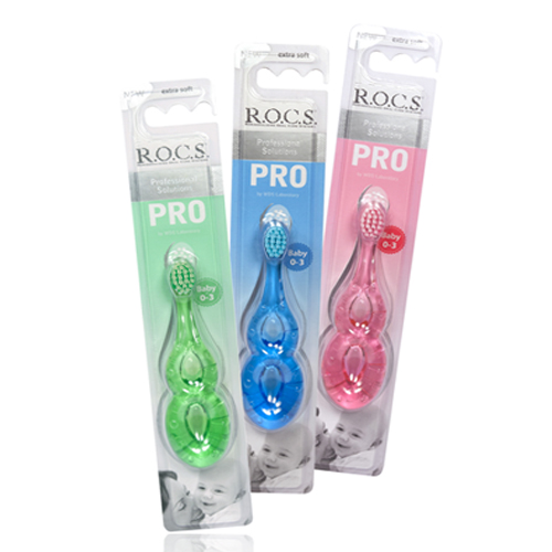 Рокс Зубная щетка Baby для детей от 0 до 3 лет (R.O.C.S, R.O.C.S. PRO)