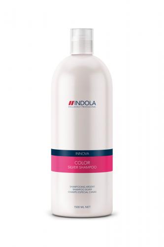 Индола Индола Шампунь, придающий серебристый оттенок волосам Color Silver Shampoo 1500 мл (Indola, Уход за волосами, Innova Color)