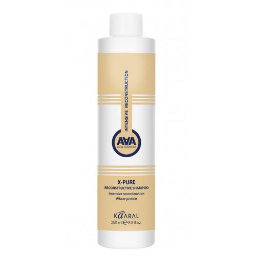 Каарал Восстанавливающий шампунь для поврежденных волос с пшеничными протеинами X-Pure Reconstructive Shampoo, 250 мл (Kaaral, AAA, X-Form)