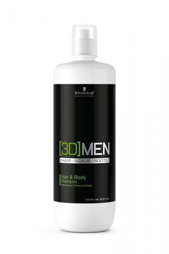 Шварцкопф Профешнл Шампунь для волос и тела Hair&amp;Body Shampoo, 1000 мл (Schwarzkopf Professional, [3D]MEN, Уход [3D]MEN)