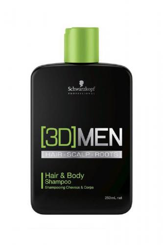 Шварцкопф Профешнл Шампунь для волос и тела Hair&amp;Body Shampoo, 250 мл (Schwarzkopf Professional, [3D]MEN, Уход [3D]MEN)