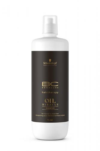 Шварцкопф Профешнл BC Шампунь для жёстких и толстых волос Oil Miracle Shampoo 1000 мл (Schwarzkopf Professional, BC Bonacure, Oil Miracle)