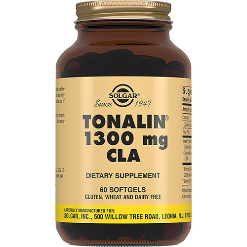 Солгар Тоналин 1250/1300 мг КЛК, 60 капсул (Solgar, Витамины)