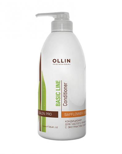Оллин Кондиционер для частого применения с экстрактом листьев камелии, 750 мл (Ollin Professional, Уход за волосами, Basic Line), фото-4