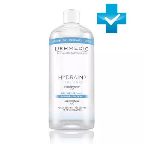 Дермедик Мицеллярная вода H2O, 500 мл (Dermedic, Hydrain3)