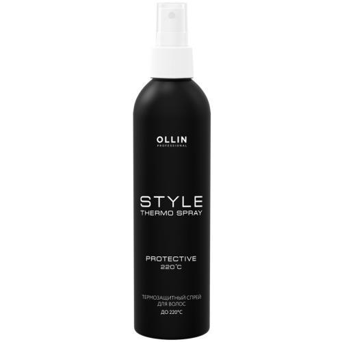 Оллин Термозащитный спрей для выпрямления волос, 250 мл (Ollin Professional, Style)