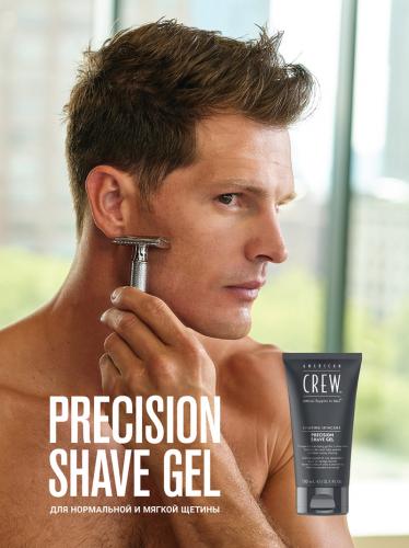Американ Крю Гель для бритья Presicion Shave Gel, 150 мл (American Crew, Shave), фото-4